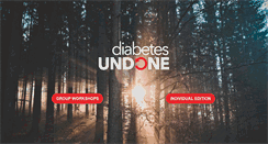 Desktop Screenshot of diabetesundone.com